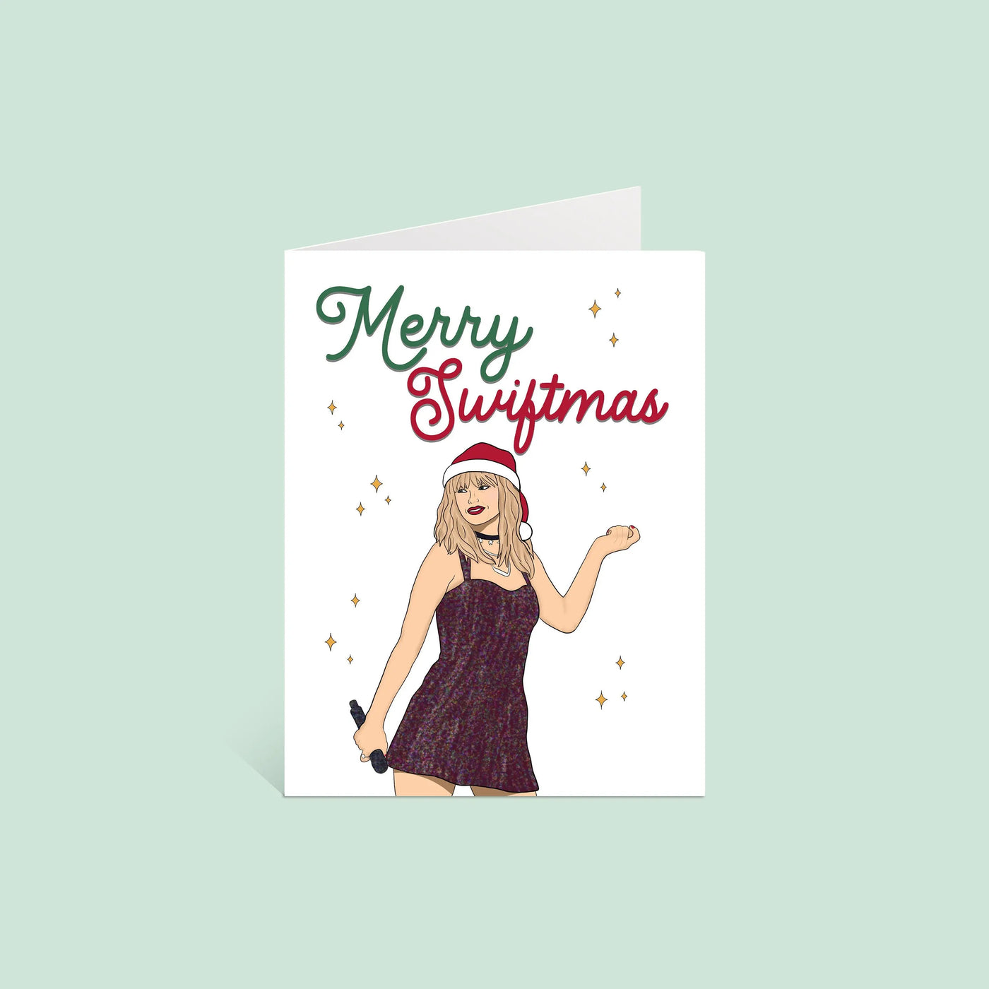 Merry Swiftmas card MangoIllustrated