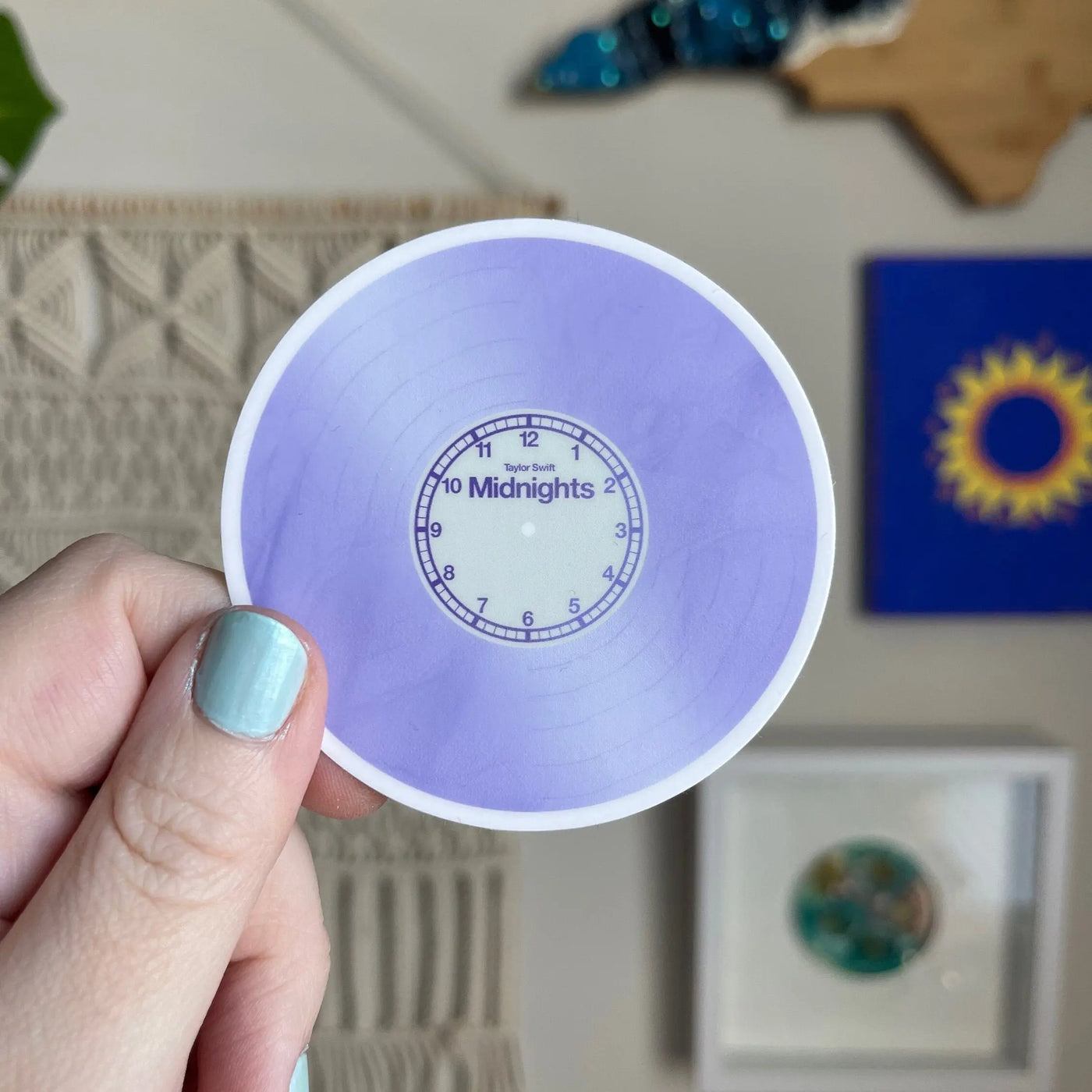 Midnights Love Potion Lavender record sticker MangoIllustrated