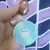 Midnights Moonstone Blue record acrylic keychain MangoIllustrated