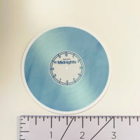 Midnights Moonstone Blue record sticker MangoIllustrated