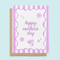 Happy Mother's Day card flat — hand drawn illustrated Mother's Day card by MangoIllustrated