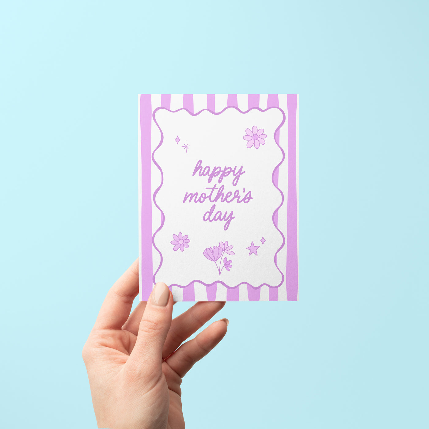 Happy Mother's Day card styled — illustrated Mother's Day card by MangoIllustrated