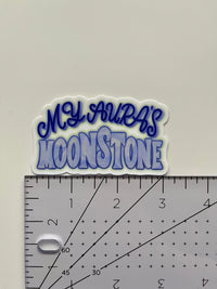 My aura’s moonstone sticker MangoIllustrated