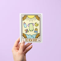 Tarot Card Inspired New Baby Card | “The New Baby” Congratulations Card
