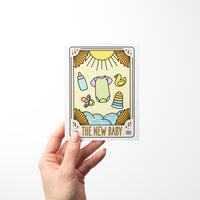 Tarot Card Inspired New Baby Card | “The New Baby” Congratulations Card