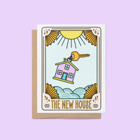 Tarot Card Inspired New House Card | “The New House” Congratulations Card