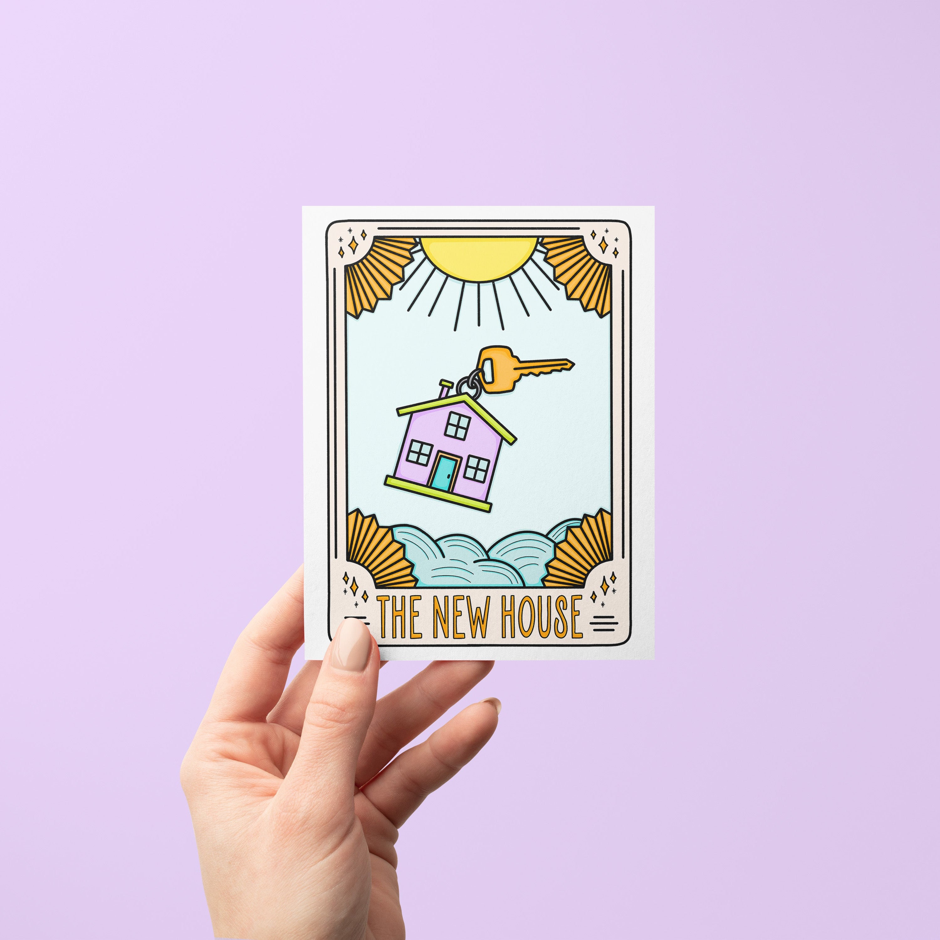 Tarot Card Inspired New House Card | “The New House” Congratulations Card