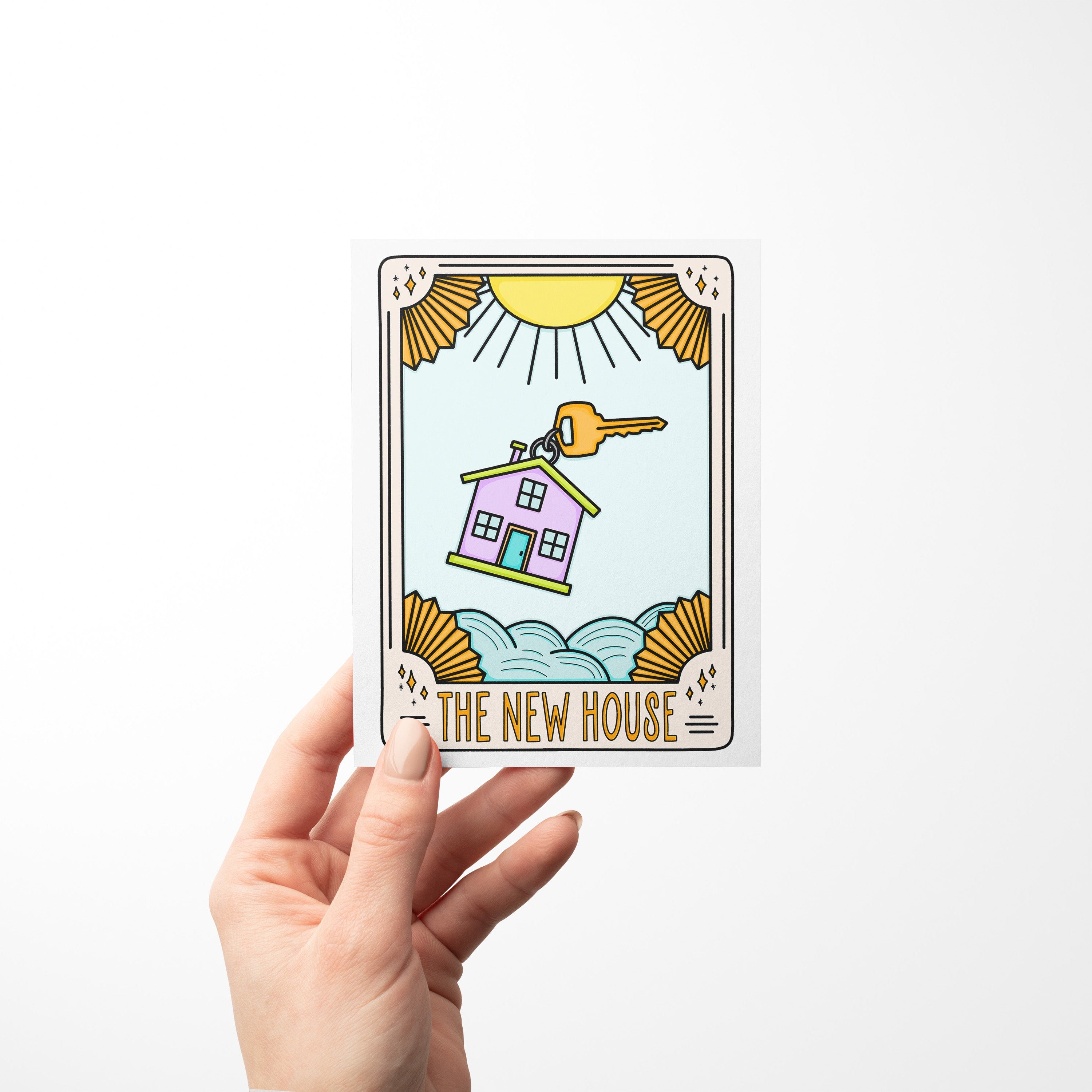 Tarot Card Inspired New House Card | “The New House” Congratulations Card