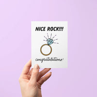 Nice rock engagement card MangoIllustrated