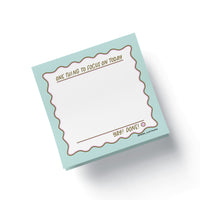 One Thing To Focus On sticky notes detail — single task focus sticky note by MangoIllustrated