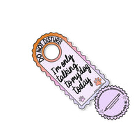 Only Talking to My Dog Today sticker detail — funny dog mom illustrated sticker by MangoIllustrated