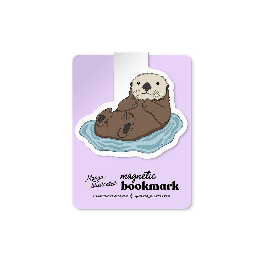 Otter magnetic bookmark