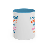 Over - educated under - loved childless millennial Cat Lady Mug - MangoIllustrated - Mug