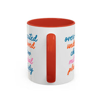 Over - educated under - loved childless millennial Plant Lady Mug - MangoIllustrated - Mug