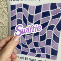 Purple Swiftie Barbie-style sticker MangoIllustrated