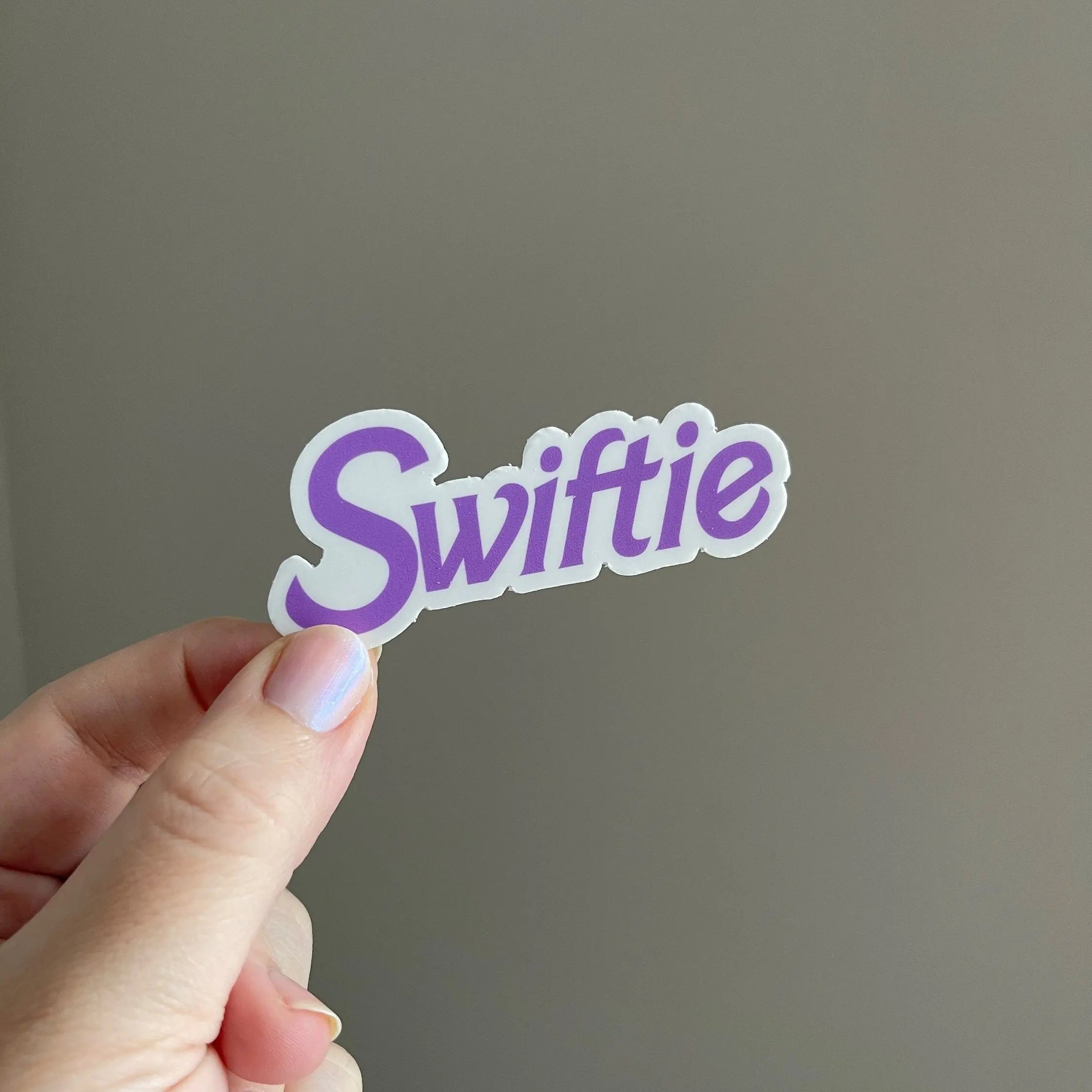 Purple Swiftie Barbie-style sticker MangoIllustrated