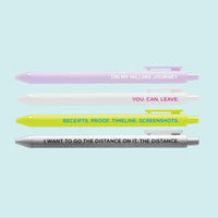 Good time girls pen set, real housewives of Salt Lake City pen set