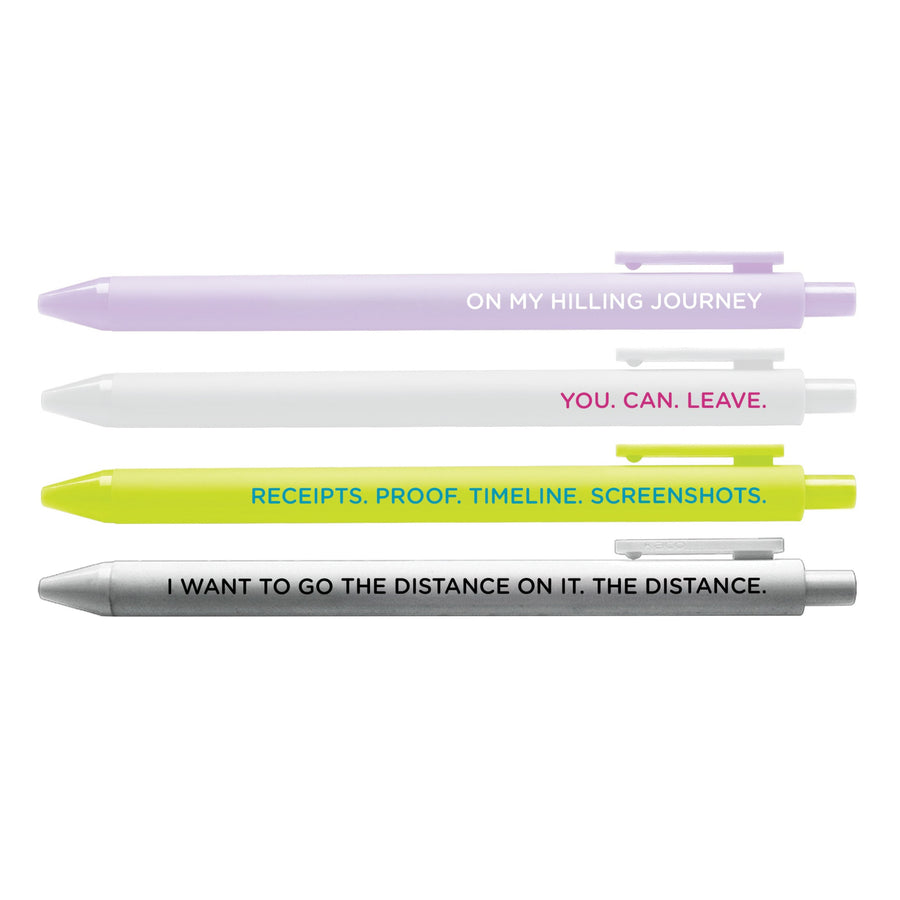 Good time girls pen set, real housewives of Salt Lake City pen set