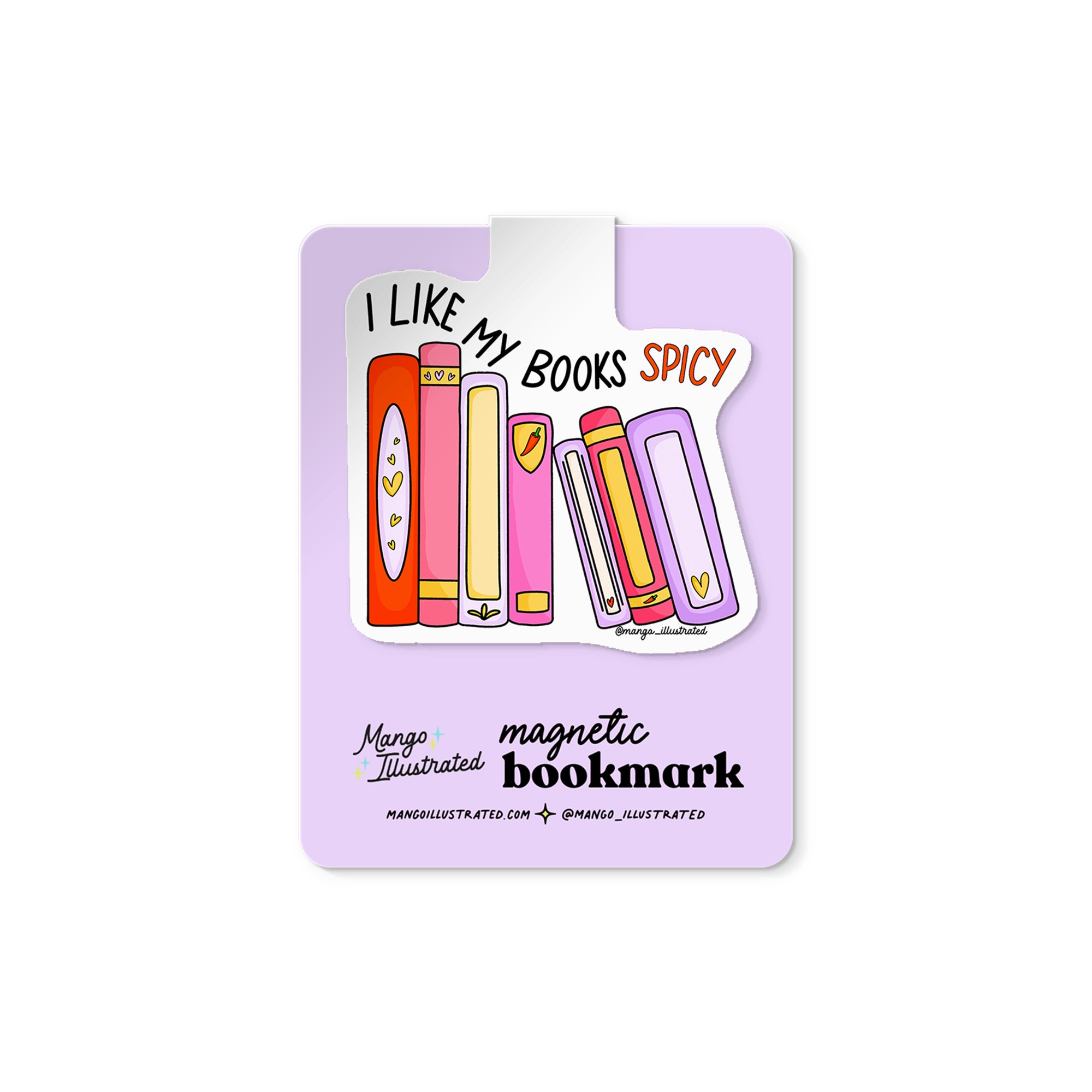 I Like My Books Spicy magnetic bookmark