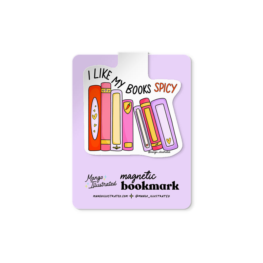 I Like My Books Spicy magnetic bookmark