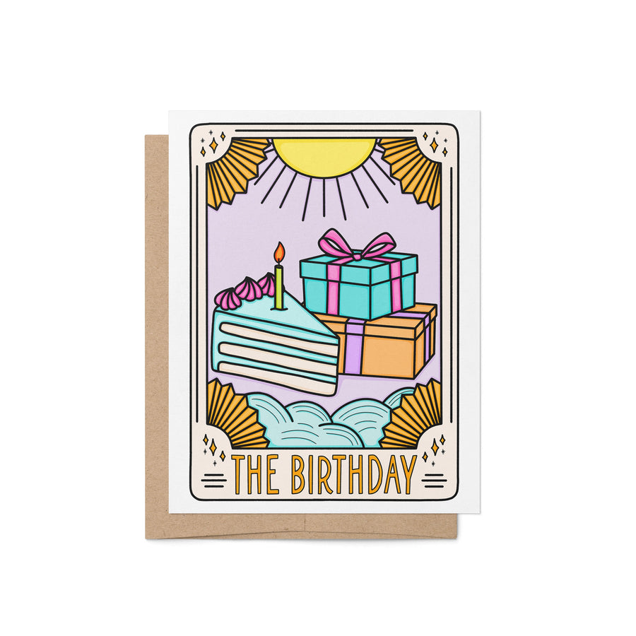 Tarot Card Inspired Birthday Card | “The Birthday” Greeting Card