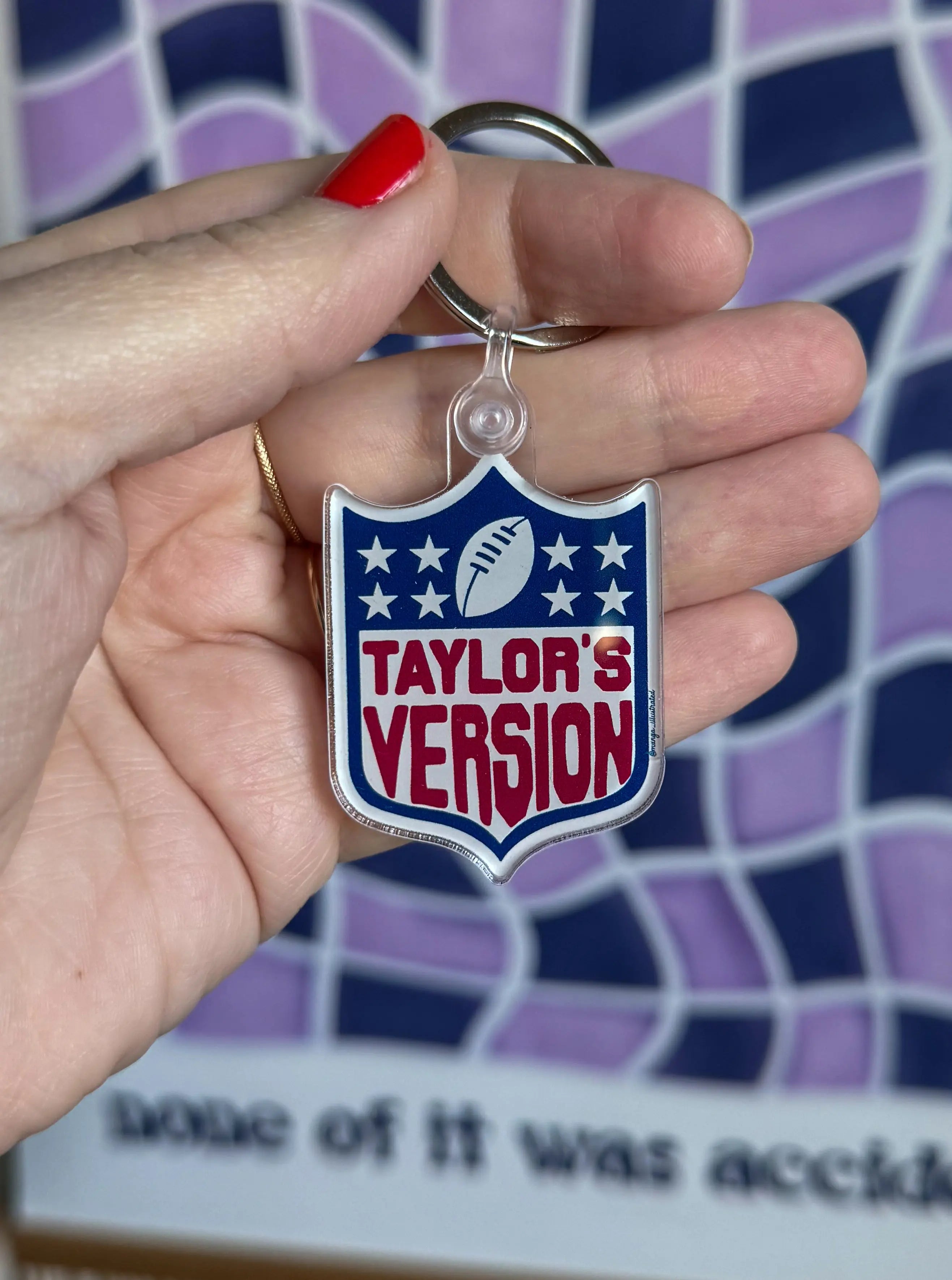 (Tay’s Version) of football keychain MangoIllustrated