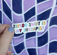 Taylor Swift is my therapist sticker MangoIllustrated