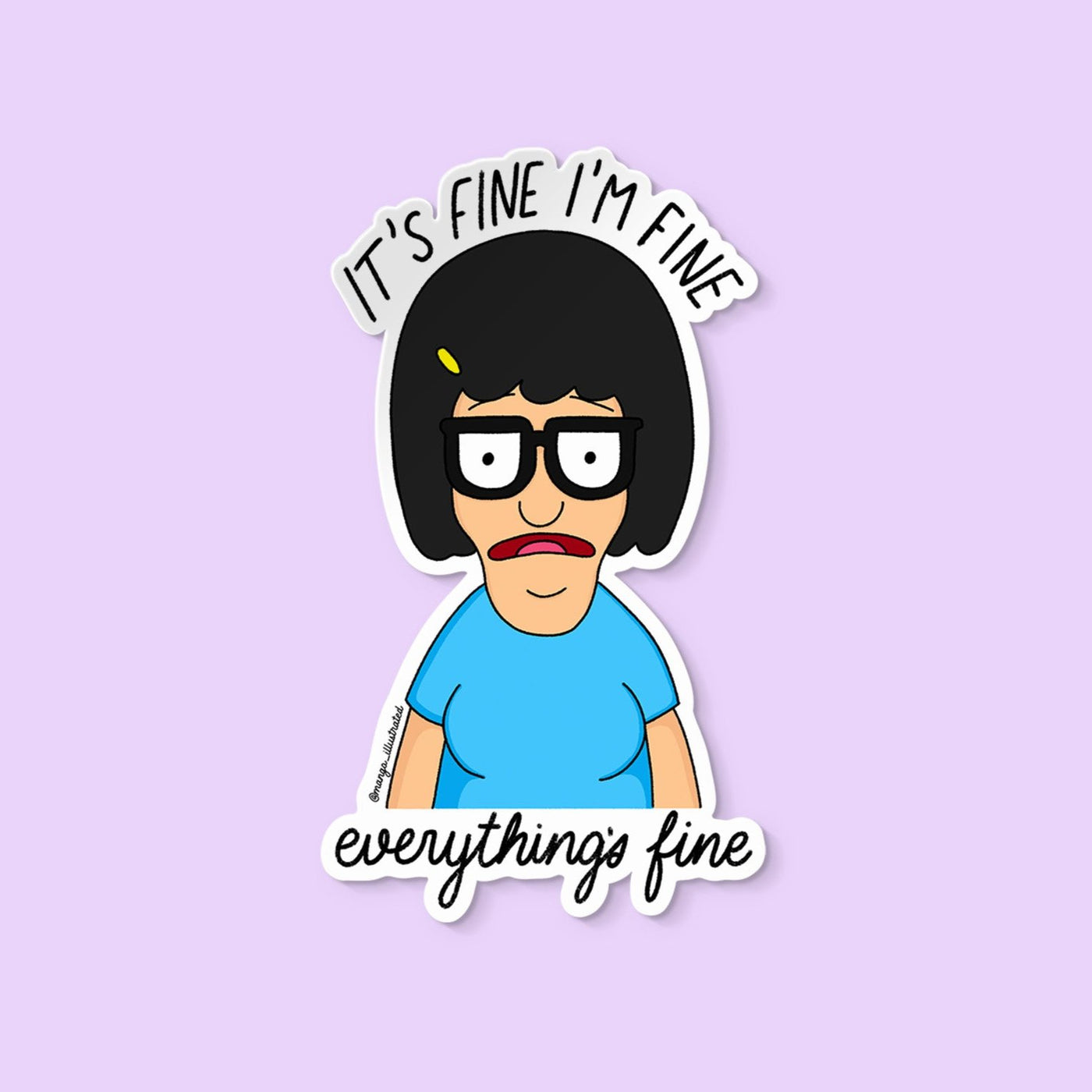 Tina belcher sticker