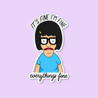 Tina belcher sticker