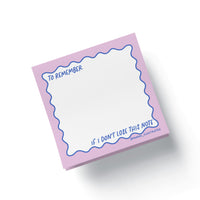 To Remember If I Don't Lose This Note sticky notes detail — hand lettered reminder sticky note by MangoIllustrated