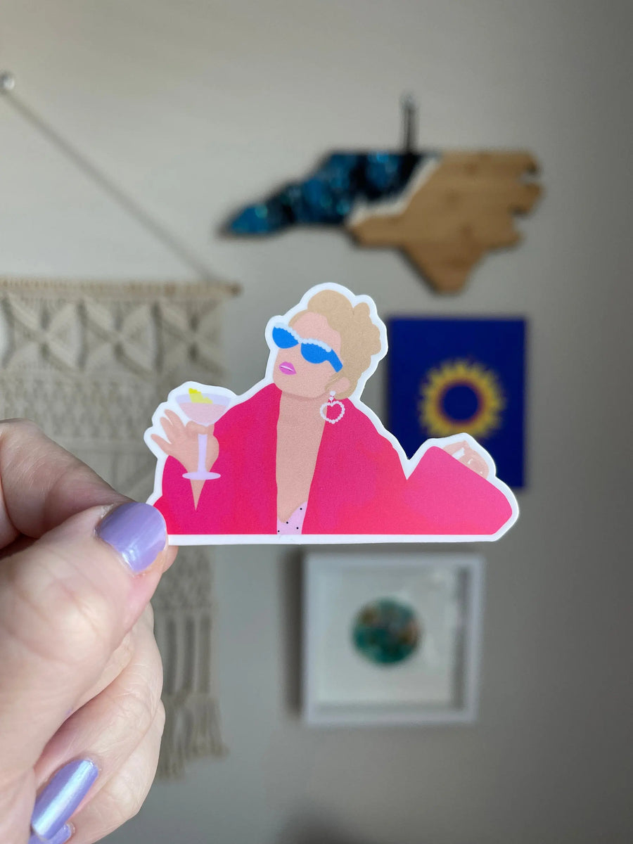 You need to calm down Taylor sticker MangoIllustrated
