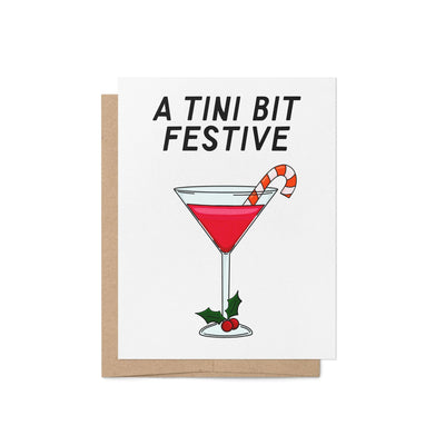 A Tini Bit Festive holiday card