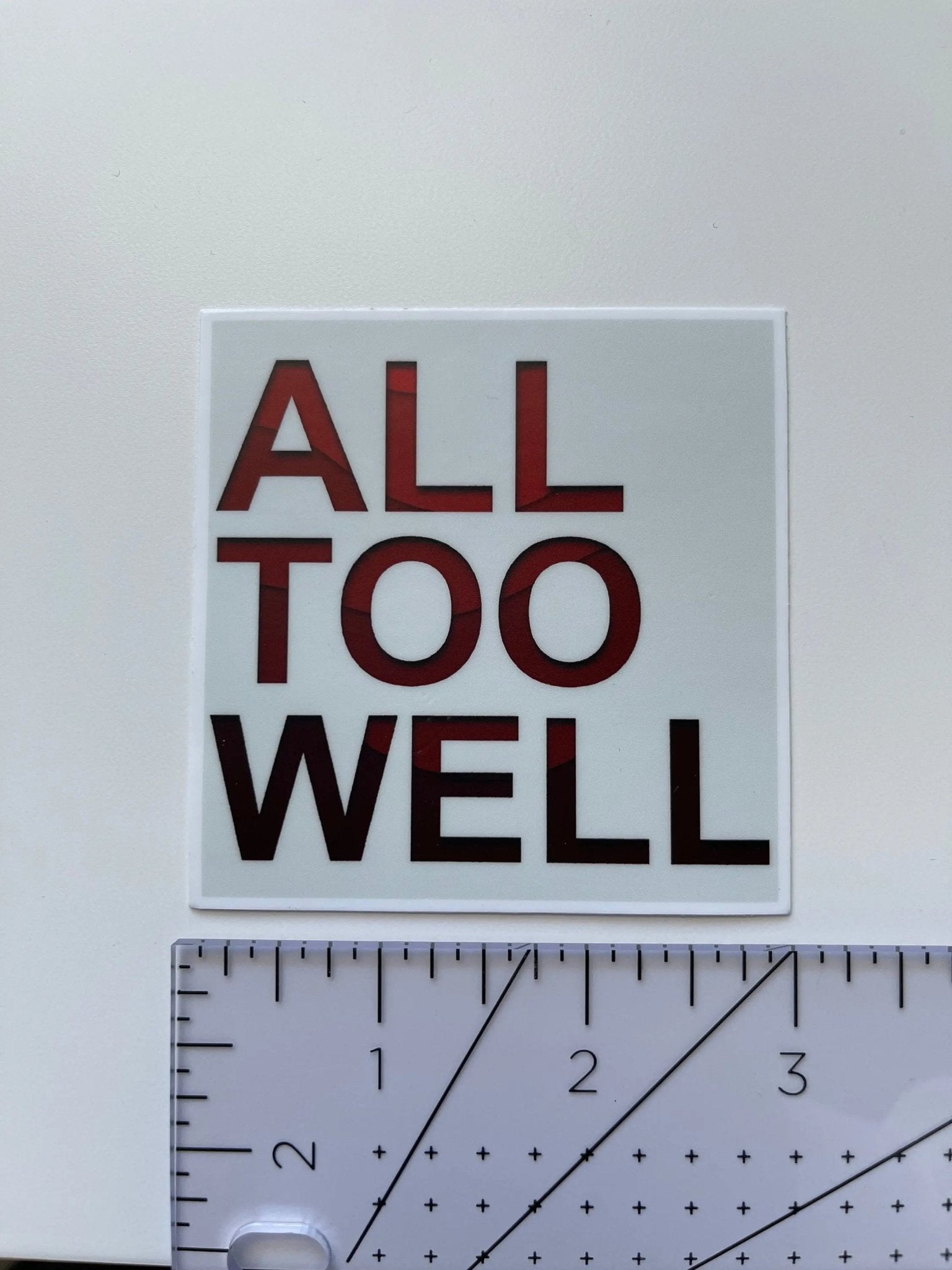 All Too Well sticker - MangoIllustrated - Sticker