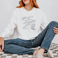 All's Fair in Love and Poetry Long Sleeve Tee - MangoIllustrated - Apparel