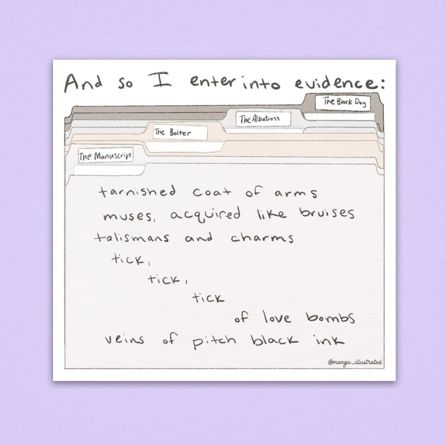 And so I enter into evidence sticker - MangoIllustrated - Sticker