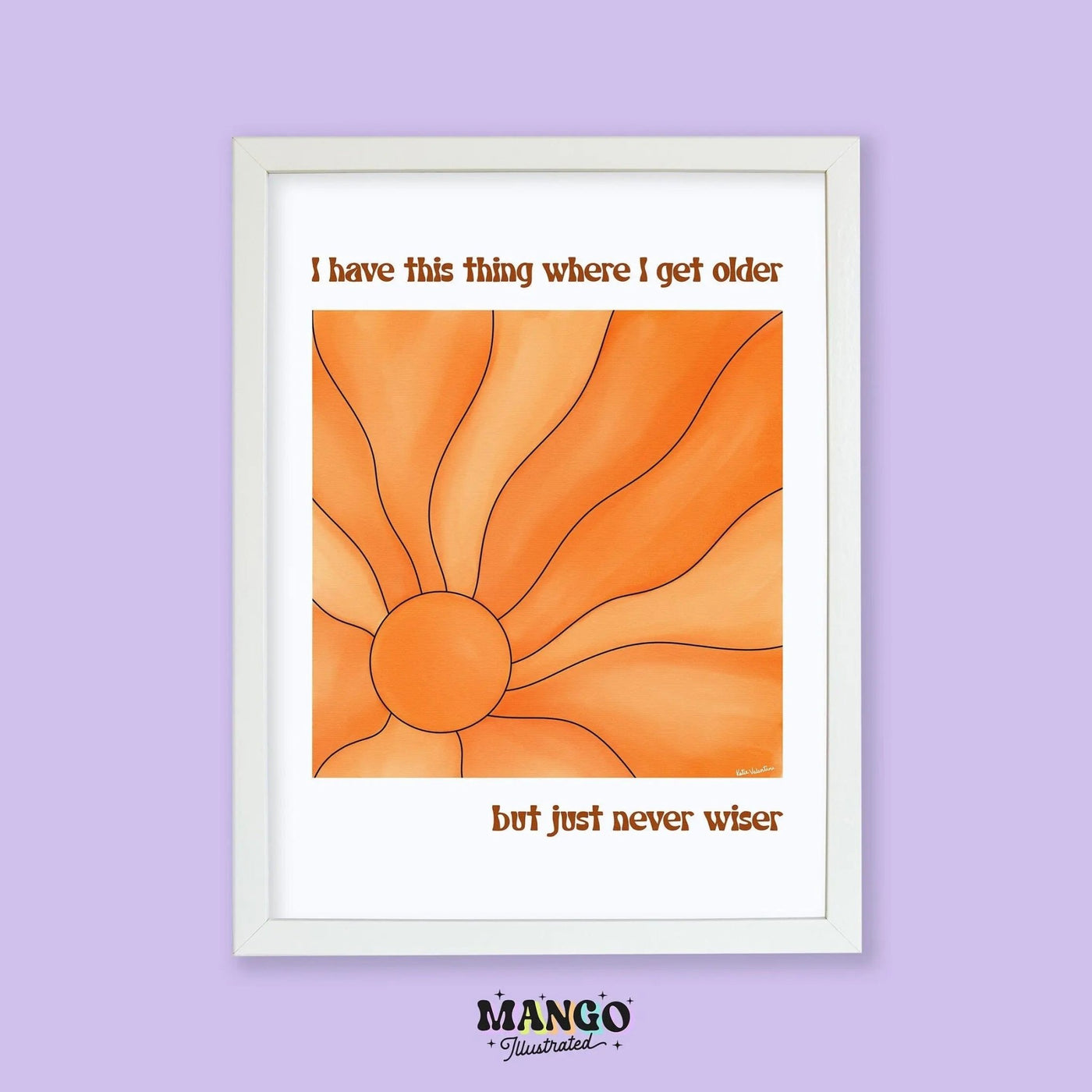 Anti - Hero fine art print - MangoIllustrated - Physical Art Print