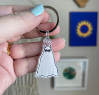 Anti - hero Ghost acrylic keychain - MangoIllustrated - Accessories