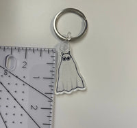 Anti - hero Ghost acrylic keychain - MangoIllustrated - Accessories