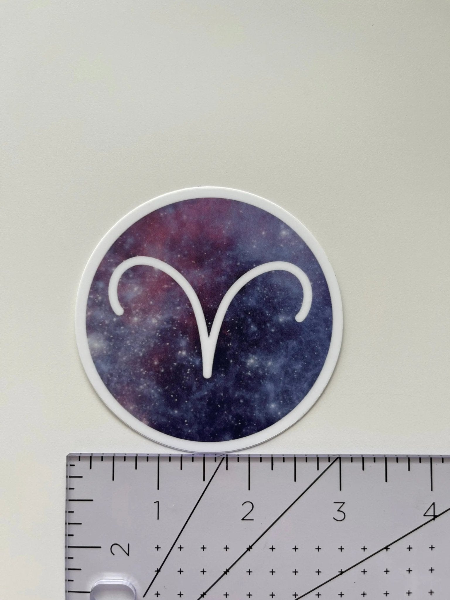 Aries Galaxy Sticker - MangoIllustrated - Sticker