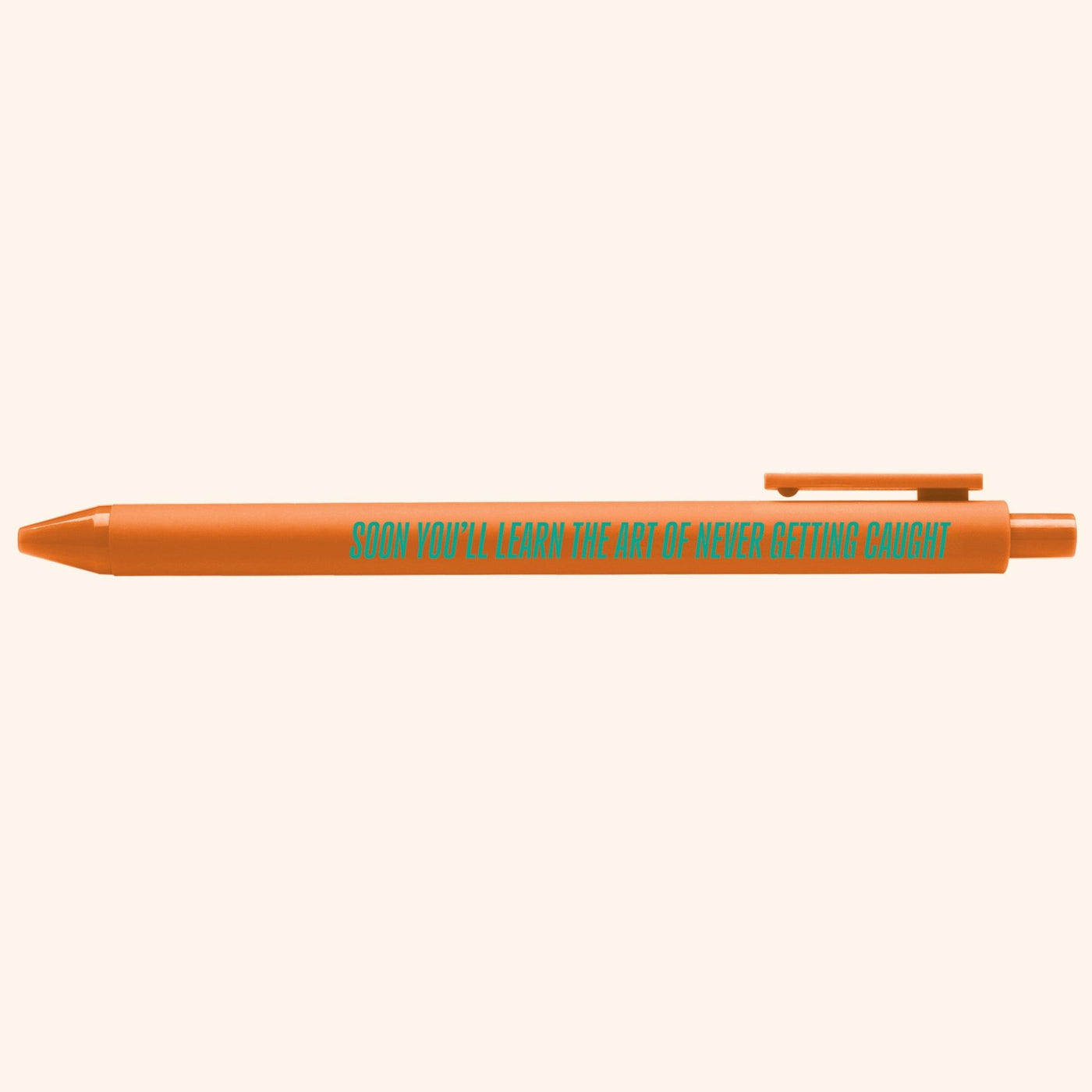 Art of Never Getting Caught pen - MangoIllustrated - Pens
