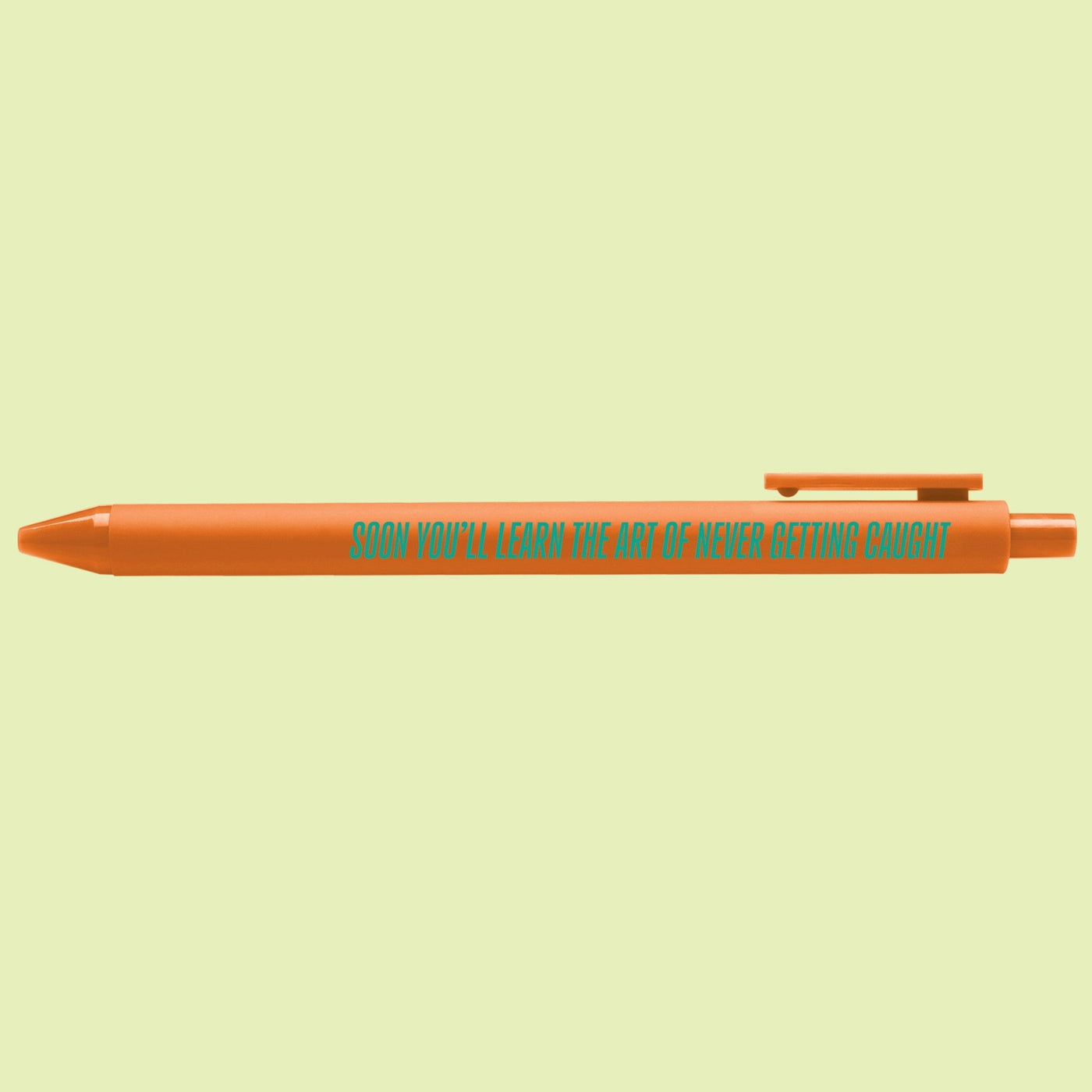 Art of Never Getting Caught pen - MangoIllustrated - Pens
