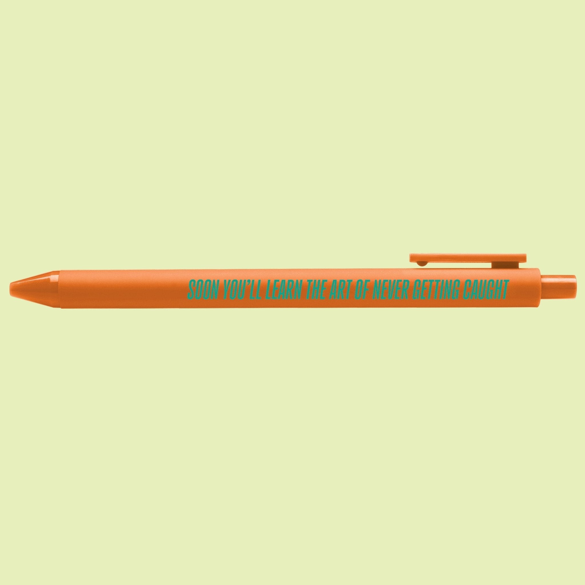 Art of Never Getting Caught pen - MangoIllustrated - Pens