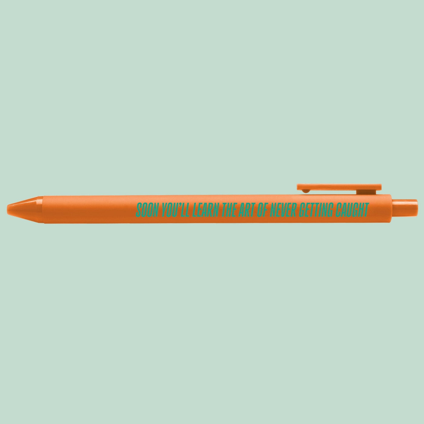 Art of Never Getting Caught pen - MangoIllustrated - Pens