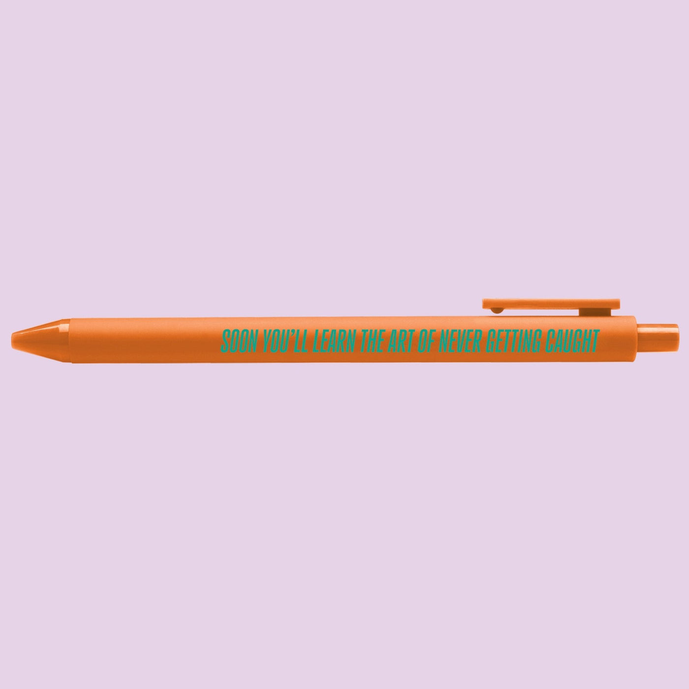 Art of Never Getting Caught pen - MangoIllustrated - Pens