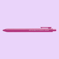 Ask me about my feminist agenda pen - MangoIllustrated - Pens