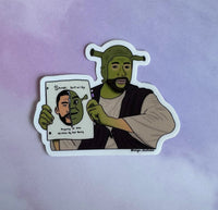 Bad Bunny ogre sticker - MangoIllustrated - Sticker