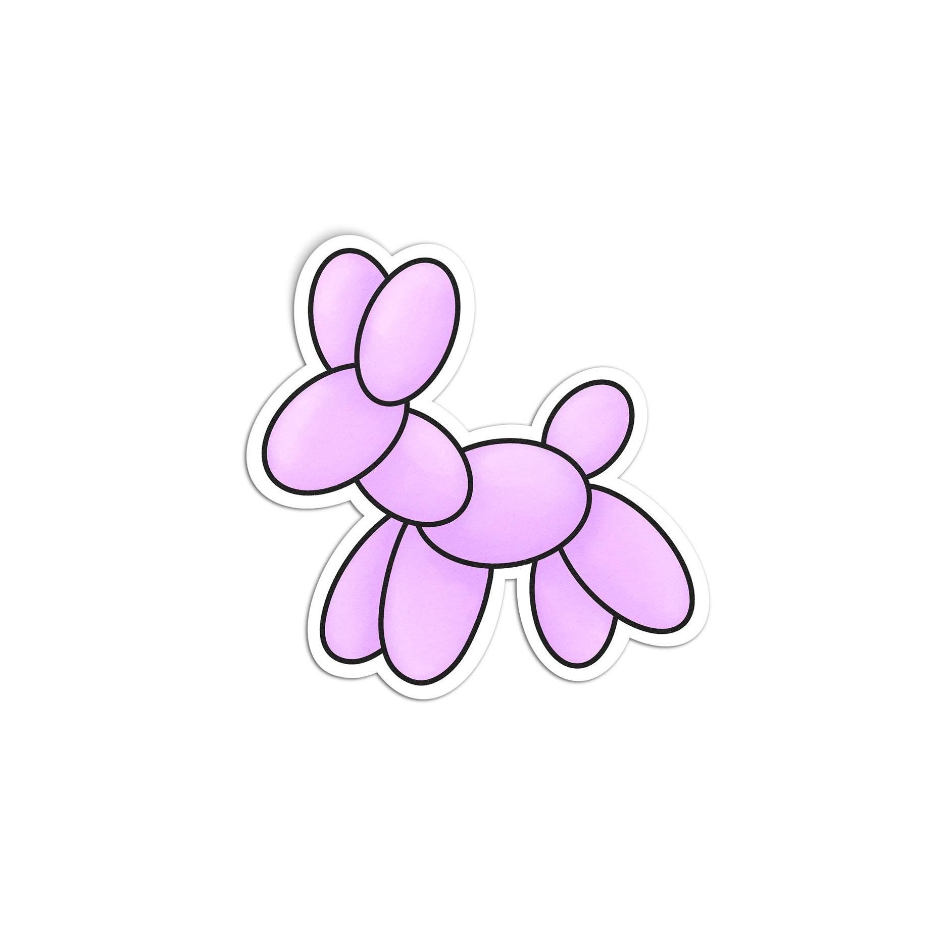 Balloon dog sticker - MangoIllustrated - Sticker