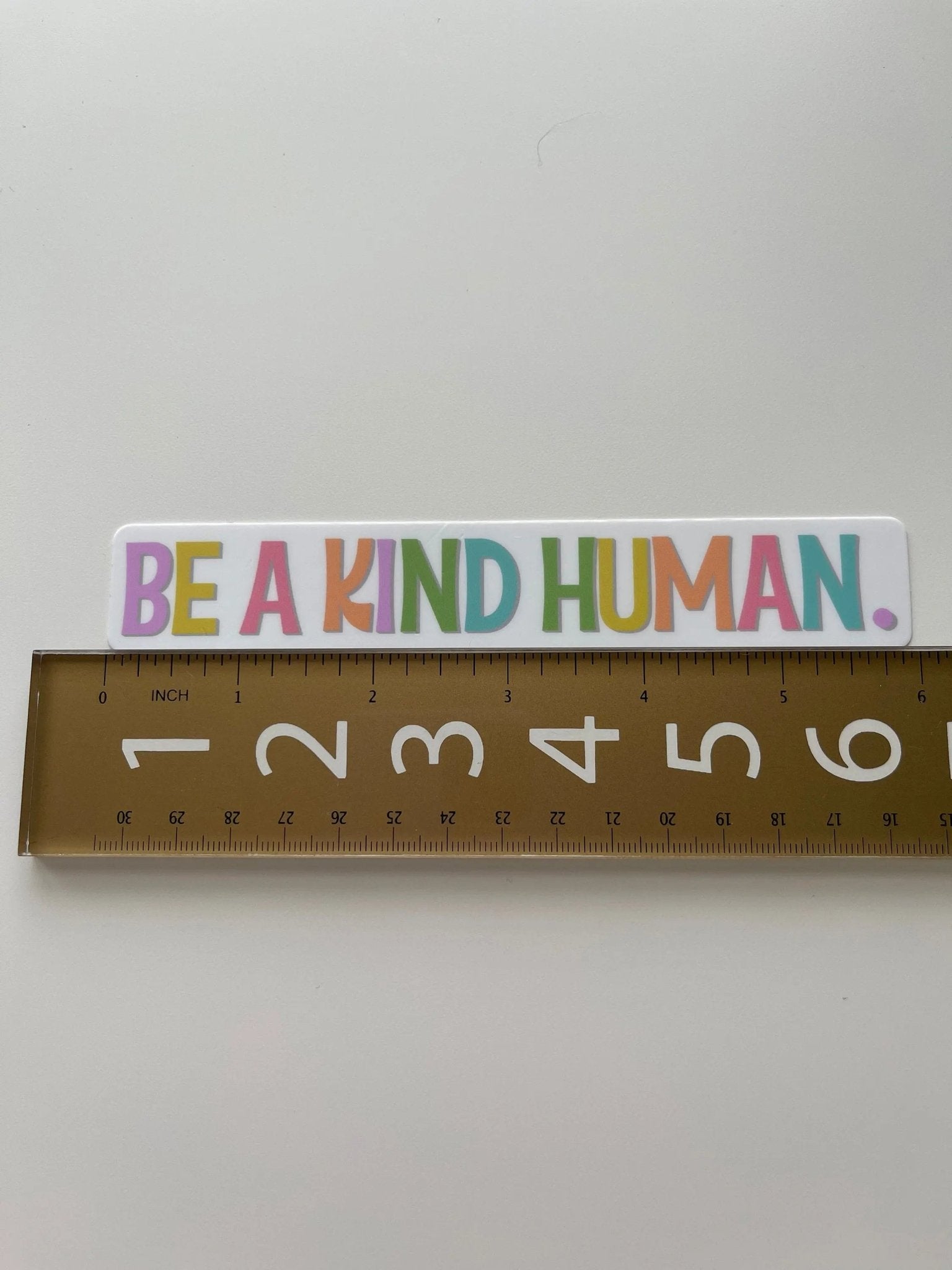Be A Kind Human sticker - MangoIllustrated - Sticker