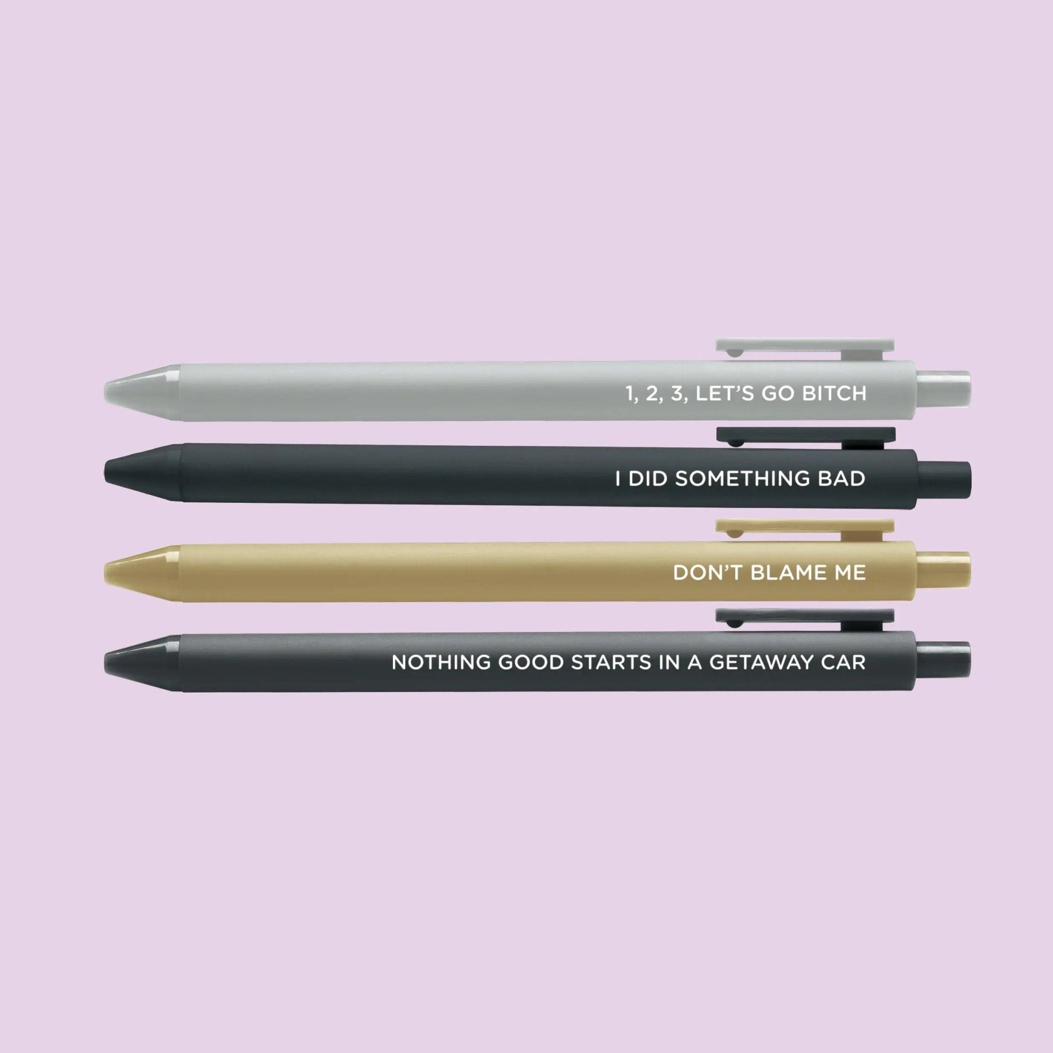 Big Reputation gel pen set - MangoIllustrated - Pens