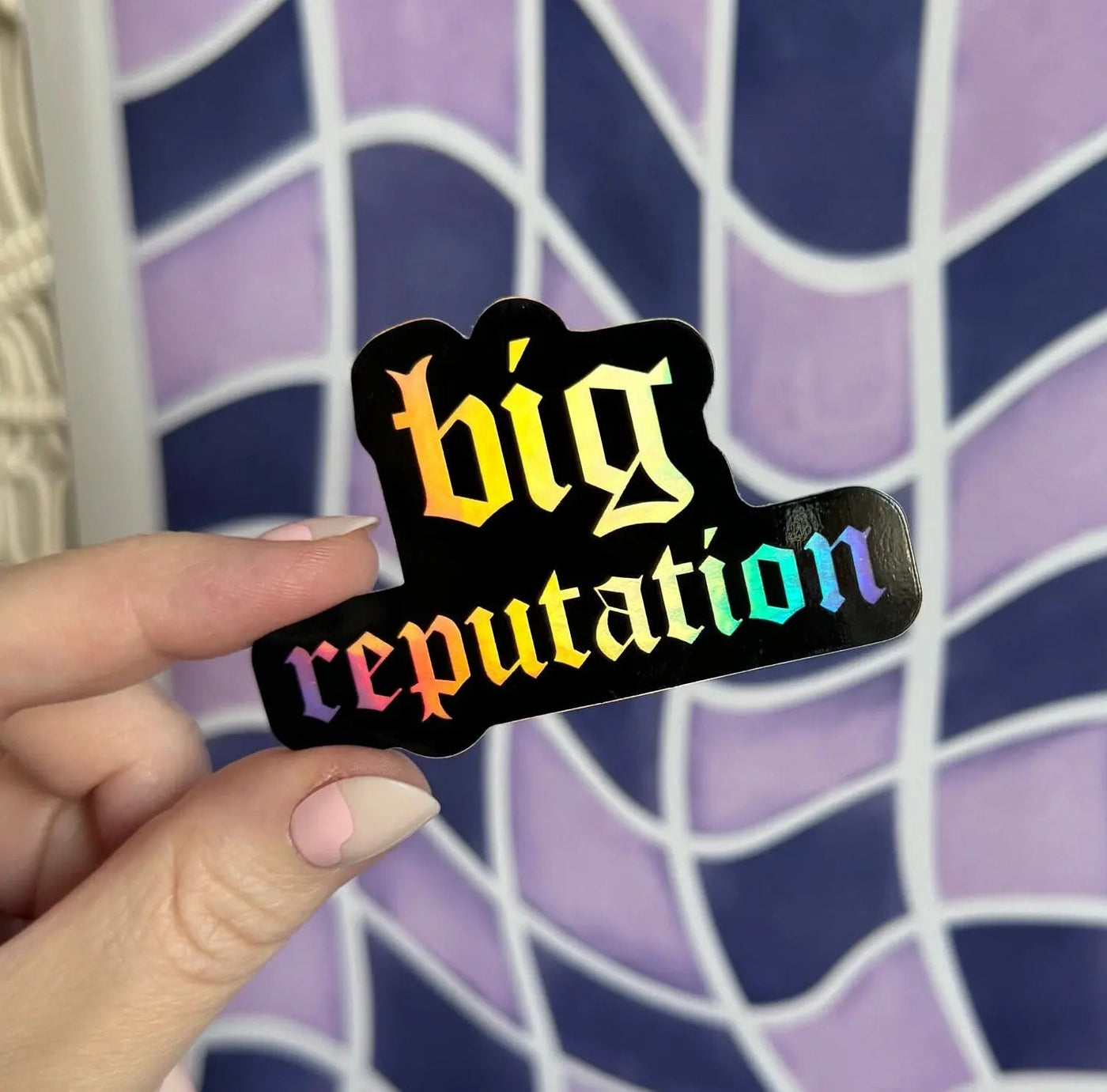 Big Reputation sticker - MangoIllustrated - Sticker